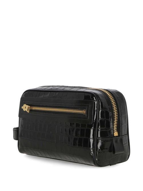 Pouch lucida nera Tom Ford | Y0301LCL403G1N001